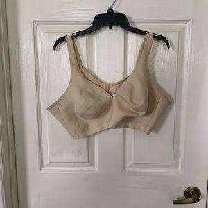 Cacique Lane Bryant Tan Bra Size 48D. No underwire